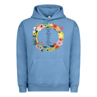 Pigment Pebble Blue Keeper of the Lost Cities Characters Flowers Urban Hoodie - SnappyArt