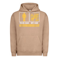 Pigment Burro mens my dad is a drummer your dad not drum player father's day t shirt Urban Hoodie - SnappyArt