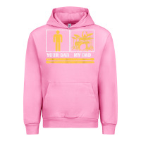Fuchsia Pink mens my dad is a drummer your dad not drum player father's day t shirt Urban Hoodie - SnappyArt