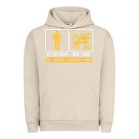 Pigment French Oak mens my dad is a drummer your dad not drum player father's day t shirt Urban Hoodie - SnappyArt