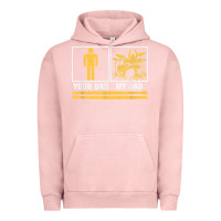 Pigment Salmon mens my dad is a drummer your dad not drum player father's day t shirt Urban Hoodie - SnappyArt
