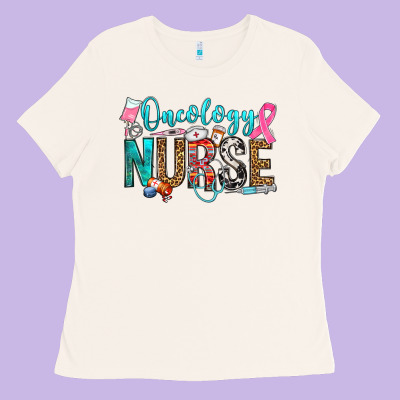 Oncology Nurse Ladies Tee Designed By Oliviacreatesart