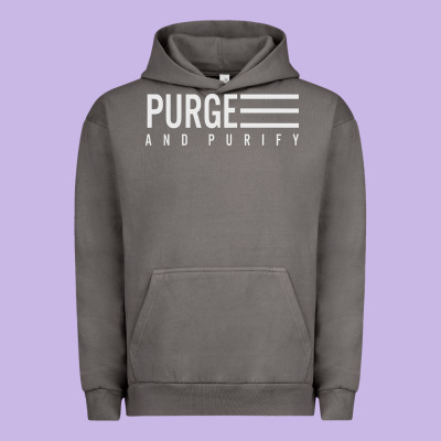 Purge And Purify Graphic Urban Hoodie Designed By Snappyart