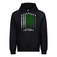 Black pakistan air force shirt   pakistani flag men women kids t shirt Urban Hoodie - SnappyArt