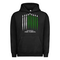Pigment Black pakistan air force shirt   pakistani flag men women kids t shirt Urban Hoodie - SnappyArt