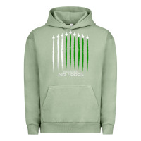 Pigment Oil Green pakistan air force shirt   pakistani flag men women kids t shirt Urban Hoodie - SnappyArt