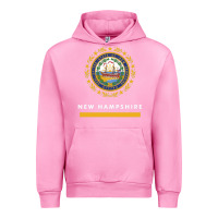 Fuchsia Pink new hampshire state flag new Urban Hoodie - SnappyArt