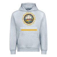 Heather Grey new hampshire state flag new Urban Hoodie - SnappyArt
