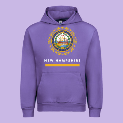 New Hampshire State Flag New Urban Hoodie Designed By Snappyart