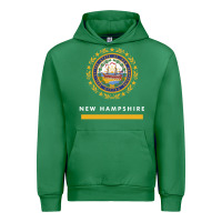 Emerald new hampshire state flag new Urban Hoodie - SnappyArt