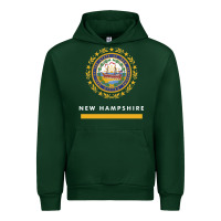 Forest Green new hampshire state flag new Urban Hoodie - SnappyArt