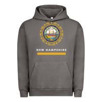 Pigment Tornado new hampshire state flag new Urban Hoodie - SnappyArt
