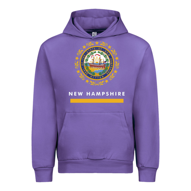 New Hampshire State Flag New Urban Hoodie by SnappyArt | Teevron