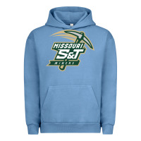 Pigment Pebble Blue Missouri S&T Miners Urban Hoodie - SnappyArt