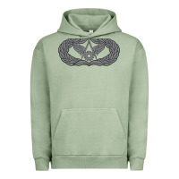 Pigment Oil Green Air Force Civil Engineer Badge Urban Hoodie - SnappyArt