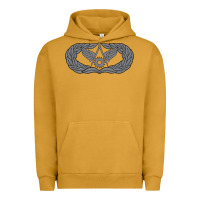 Pigment Peanut Butter Air Force Civil Engineer Badge Urban Hoodie - SnappyArt