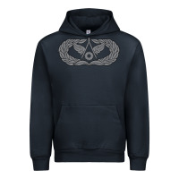 Navy Air Force Civil Engineer Badge Urban Hoodie - SnappyArt