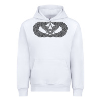 White Air Force Civil Engineer Badge Urban Hoodie - SnappyArt