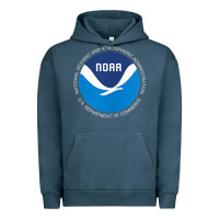 Pigment Midnight Navy noaa national oceanic and atmospheric administrati Urban Hoodie - SnappyArt