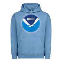 Pigment Pebble Blue noaa national oceanic and atmospheric administrati Urban Hoodie - SnappyArt