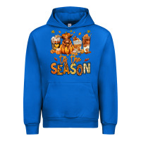 Cobalt Tis' the season Fall Heifer coffee cups Urban Hoodie - RanaPortraitStore