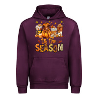 Mauve Wine Tis' the season Fall Heifer coffee cups Urban Hoodie - RanaPortraitStore