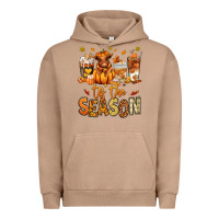 Pigment Burro Tis' the season Fall Heifer coffee cups Urban Hoodie - RanaPortraitStore