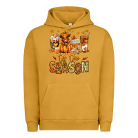 Pigment Peanut Butter Tis' the season Fall Heifer coffee cups Urban Hoodie - RanaPortraitStore