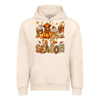 Sandshell Tis' the season Fall Heifer coffee cups Urban Hoodie - RanaPortraitStore