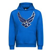 Cobalt US Air Force USAF Urban Hoodie - SnappyArt