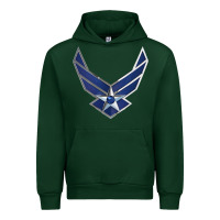 Forest Green US Air Force USAF Urban Hoodie - SnappyArt