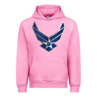 Fuchsia Pink US Air Force USAF Urban Hoodie - SnappyArt