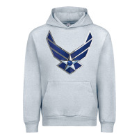 Heather Grey US Air Force USAF Urban Hoodie - SnappyArt