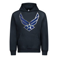 Navy US Air Force USAF Urban Hoodie - SnappyArt