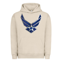 Pigment French Oak US Air Force USAF Urban Hoodie - SnappyArt