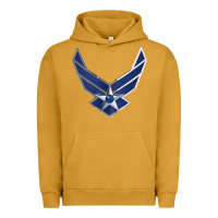 Pigment Peanut Butter US Air Force USAF Urban Hoodie - SnappyArt