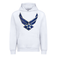 White US Air Force USAF Urban Hoodie - SnappyArt