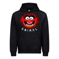 Black Muppets Animal Urban Hoodie - SnappyArt