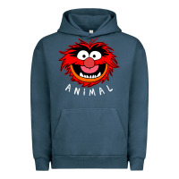 Pigment Midnight Navy Muppets Animal Urban Hoodie - SnappyArt
