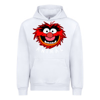 White Muppets Animal Urban Hoodie - SnappyArt