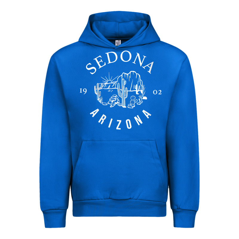 Womens Sedona Arizona T Shirt Sedona Az Vintage Arizona Vacation V Nec Urban Hoodie by SnappyArt | Teevron