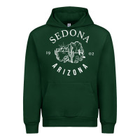 Forest Green womens sedona arizona t shirt sedona az vintage arizona vacation v nec Urban Hoodie - SnappyArt