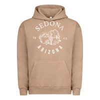 Pigment Burro womens sedona arizona t shirt sedona az vintage arizona vacation v nec Urban Hoodie - SnappyArt