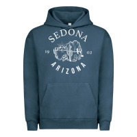Pigment Midnight Navy womens sedona arizona t shirt sedona az vintage arizona vacation v nec Urban Hoodie - SnappyArt