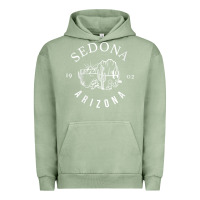 Pigment Oil Green womens sedona arizona t shirt sedona az vintage arizona vacation v nec Urban Hoodie - SnappyArt
