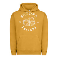 Pigment Peanut Butter womens sedona arizona t shirt sedona az vintage arizona vacation v nec Urban Hoodie - SnappyArt