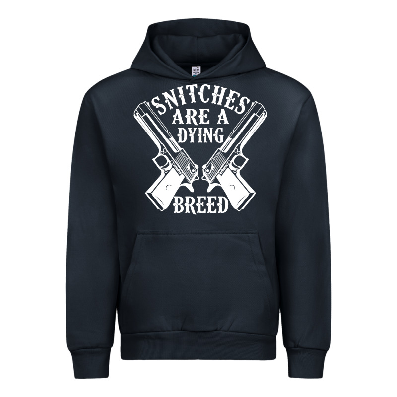 Snitches Are A Dying Breed Motorcycle Biker Gun Urban Hoodie by SnappyArt | Teevron