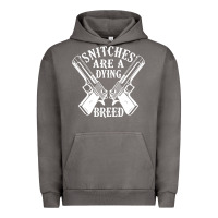 Pigment Tornado Snitches Are A Dying Breed Motorcycle Biker Gun Urban Hoodie - SnappyArt