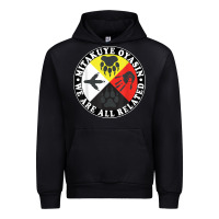Black native american medicine wheel, mitakuye oyasin t shirt Urban Hoodie - SnappyArt