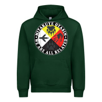 Forest Green native american medicine wheel, mitakuye oyasin t shirt Urban Hoodie - SnappyArt